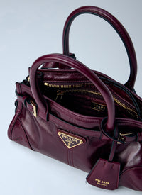 Prada Prada Women Mini Bonnie Leather Handbag
