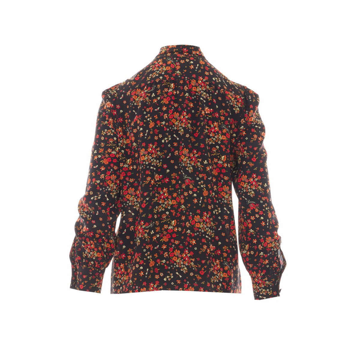 Gucci Gucci Women Printed Gucci Silk Shirt