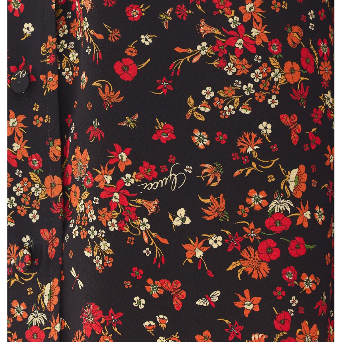 Gucci Gucci Women Printed Gucci Silk Shirt
