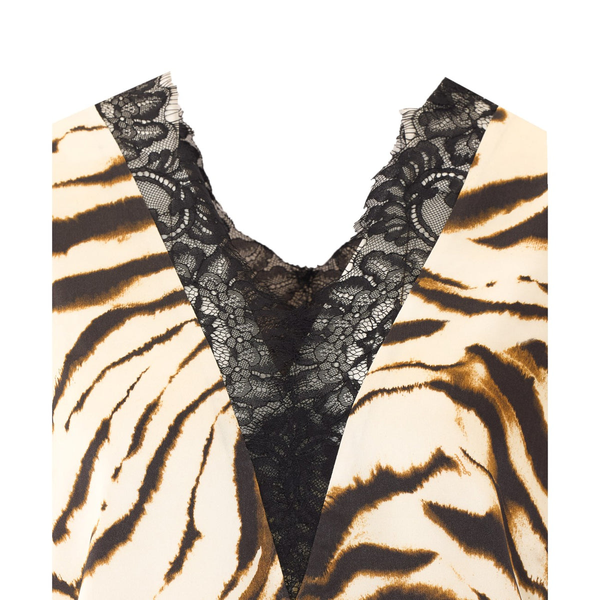 Ganni Women Printed Satin Top