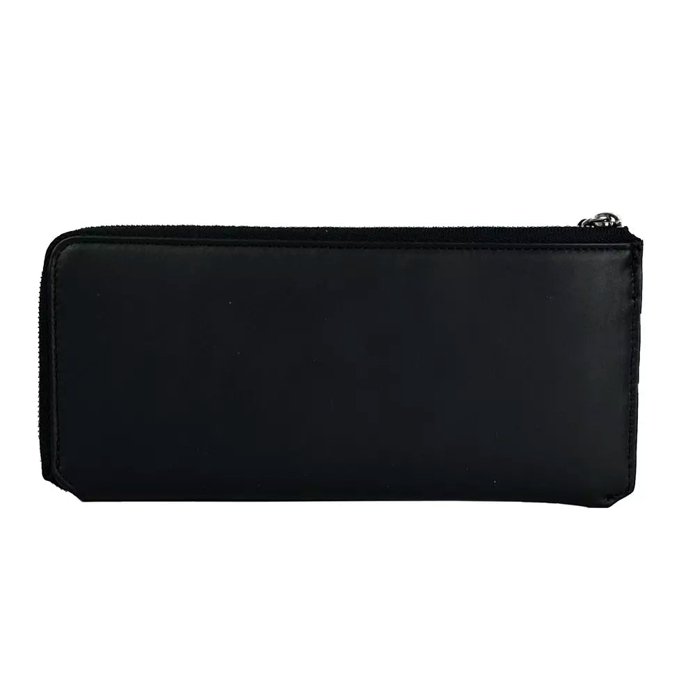 Baldinini Trend Elegant Black Leather Travel Men's Organizer