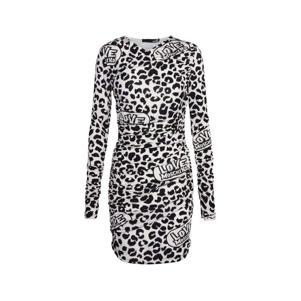 Love Moschino White Viscose Women Women's Dress