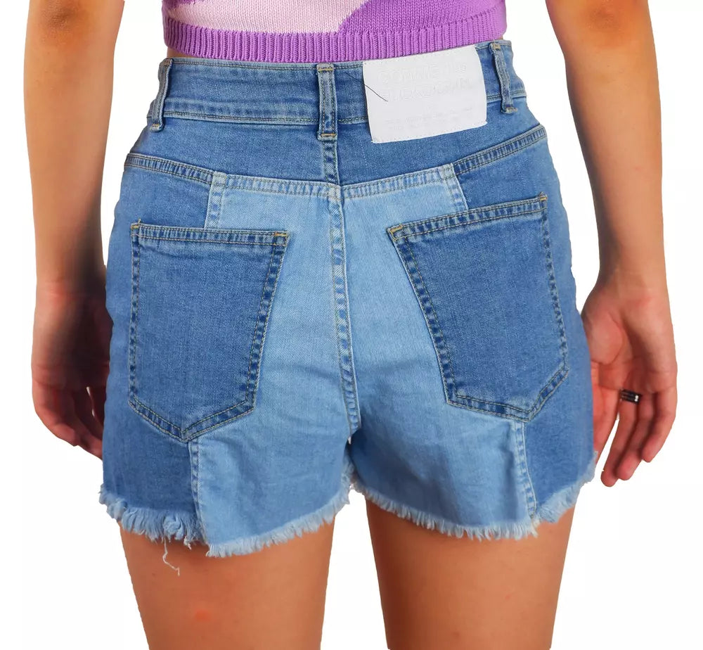 Comme Des Fuckdown Chic Raw Hem Denim Women's Shorts