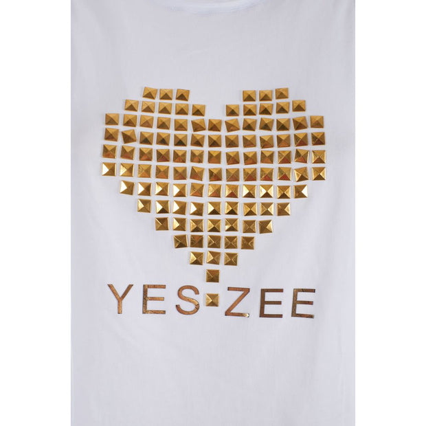 Yes Zee Studded Cotton Tank Top - Chic Summer Women's Essential