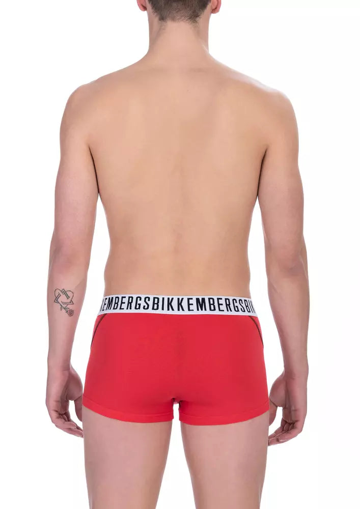 Bikkembergs Red Cotton Men Underwear Men's Pack