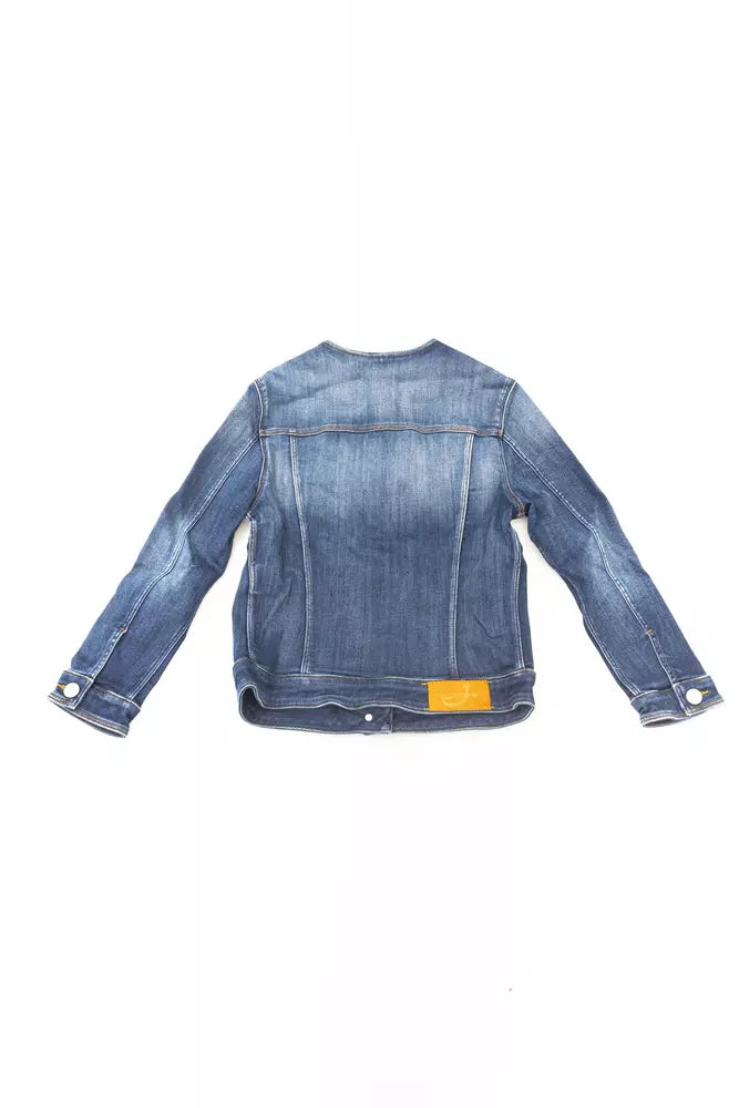 Jacob Cohen Blue Cotton Women Women's Jacket