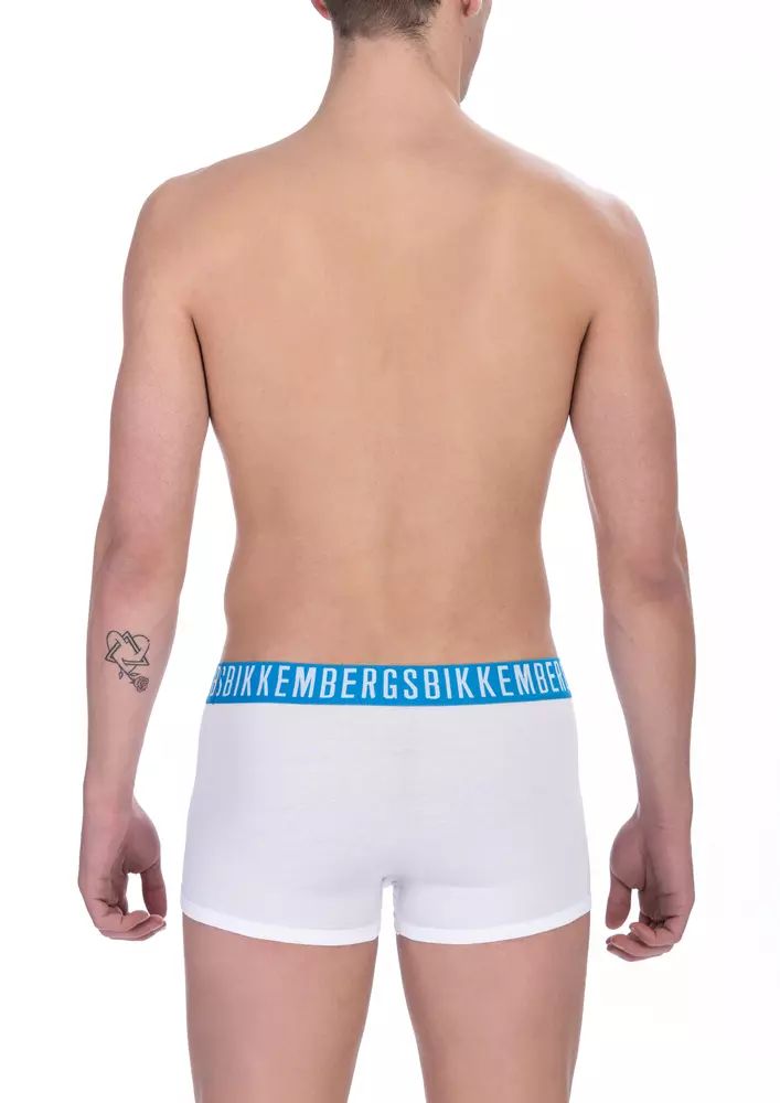 Bikkembergs White Cotton Men Men's Trunk