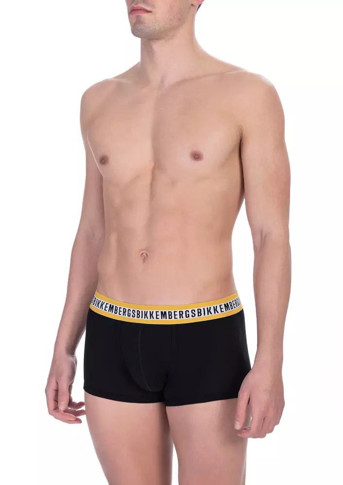 Bikkembergs Black Cotton Men Men's Trunk