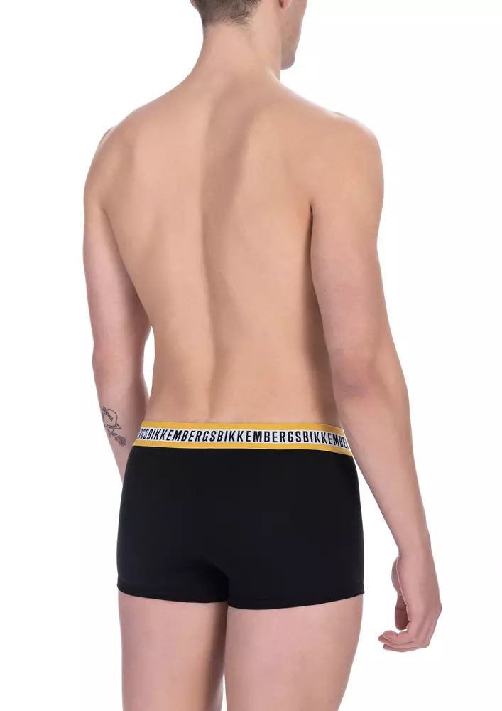 Bikkembergs Black Cotton Men Men's Trunk