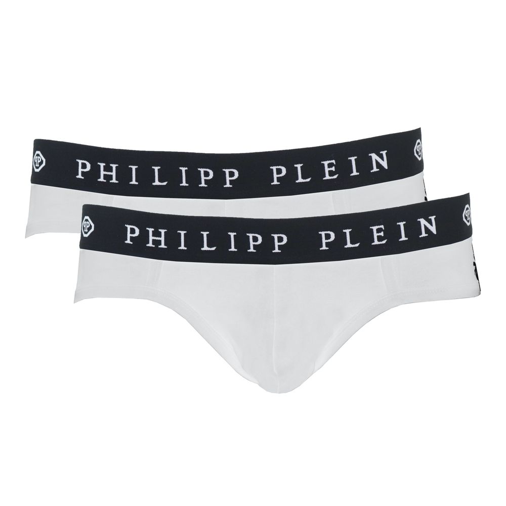 Philipp Plein White Cotton Men Boxer Men's Short