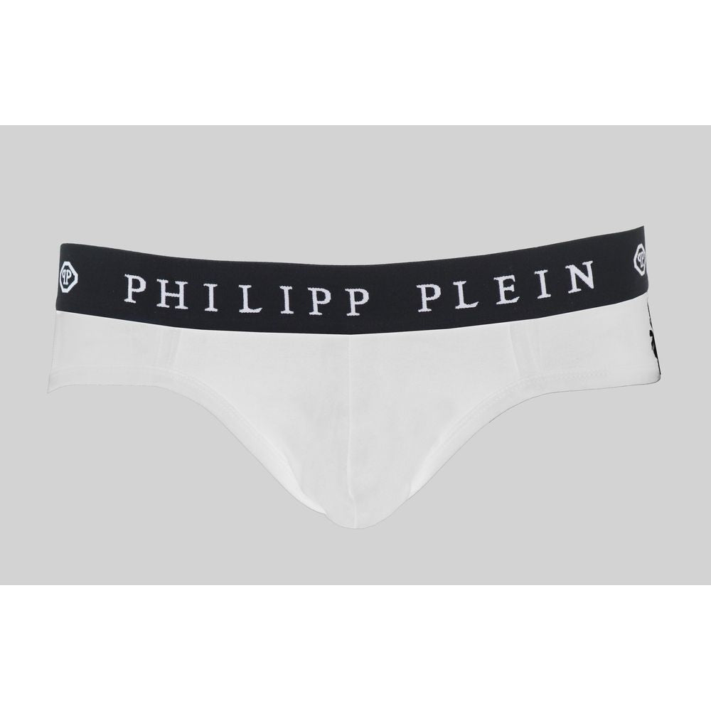 Philipp Plein White Cotton Men Boxer Men's Short