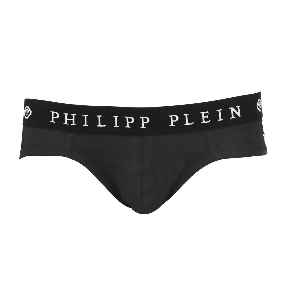 Philipp Plein Black Cotton Men Boxer Short Men's Pack