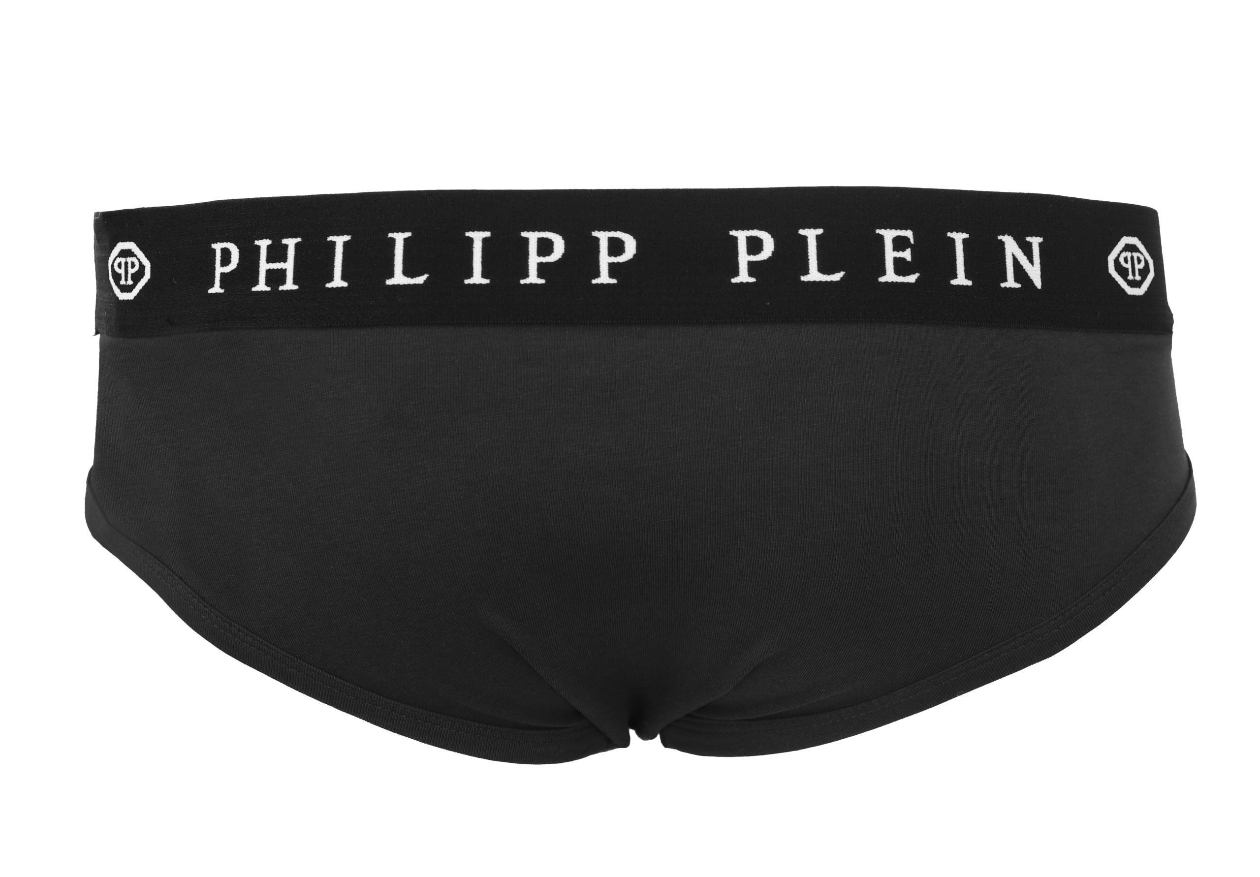 Philipp Plein Black Cotton Men Boxer Short Men's Pack