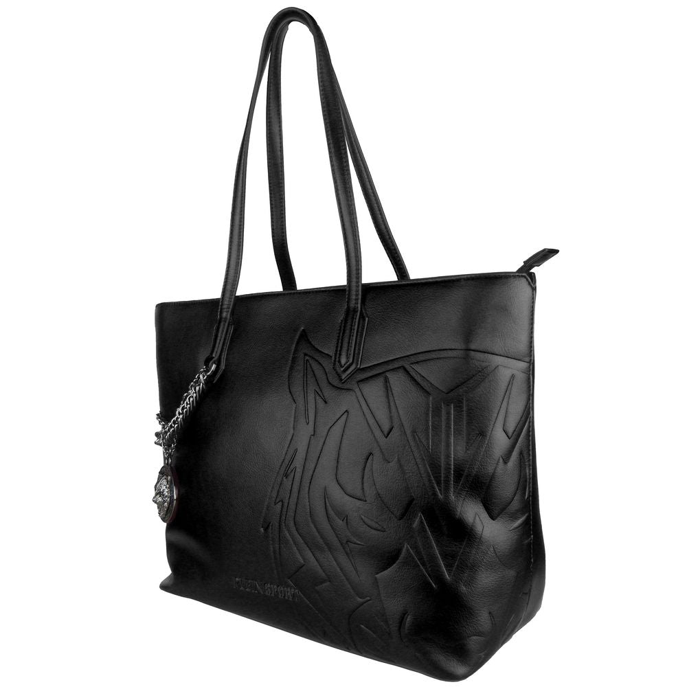 Plein Sport Black Polyethylene Women Shoulder Women's Bag