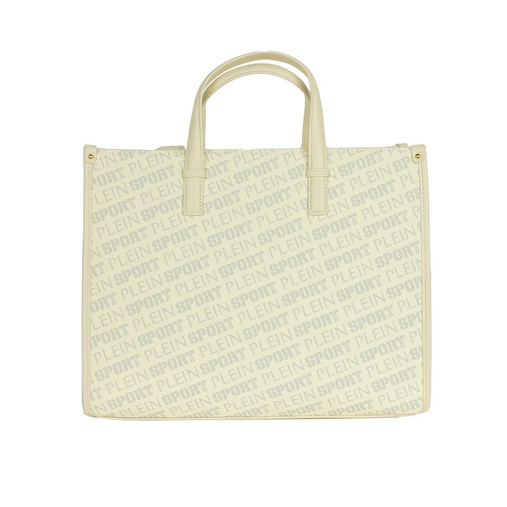 Plein Sport White Polyamide Women Shoulder Women's Bag