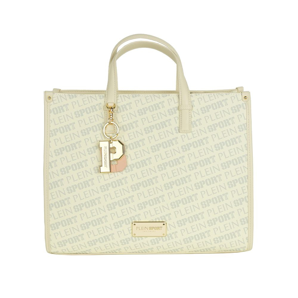 Plein Sport White Polyamide Women Shoulder Women's Bag