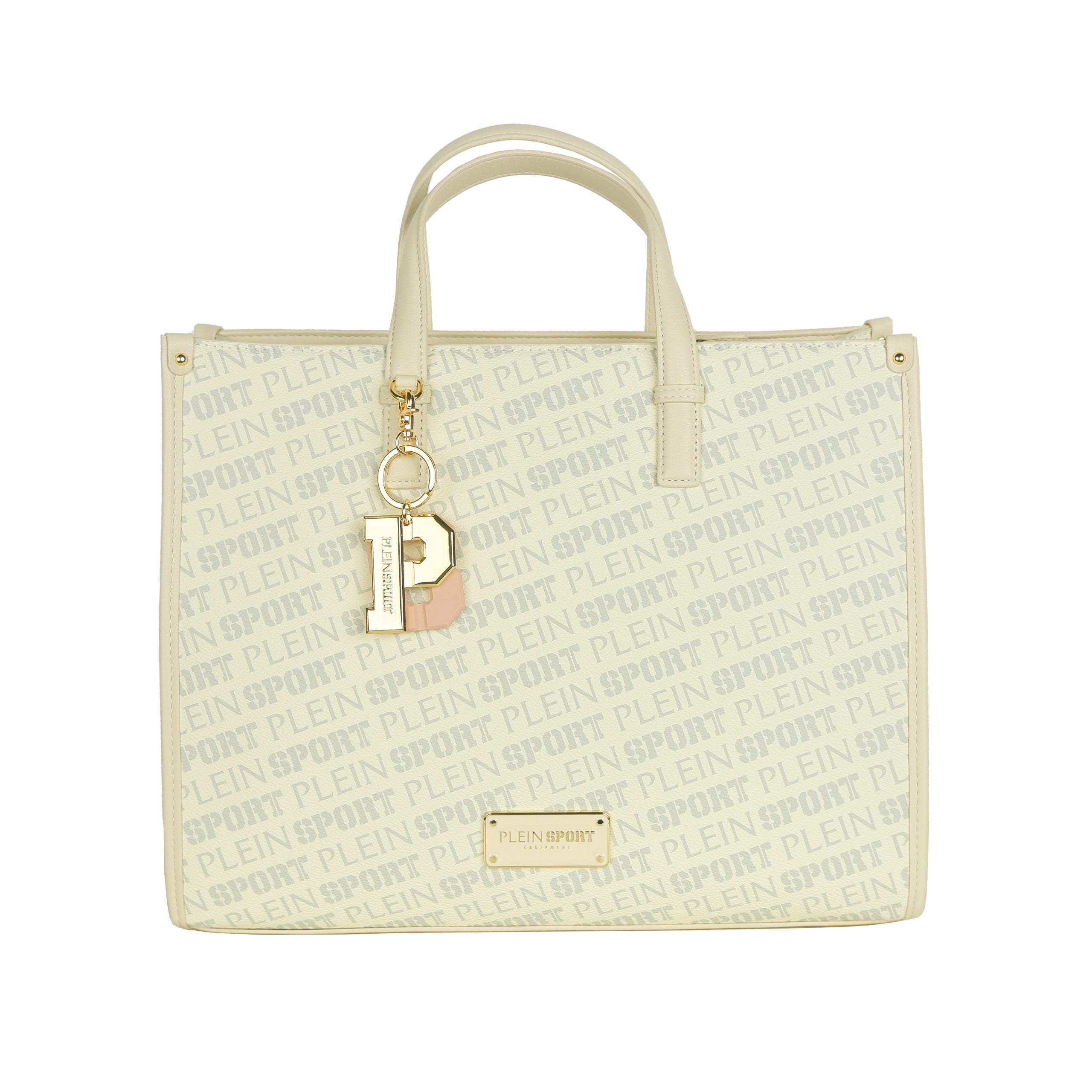 Plein Sport White Polyamide Women Shoulder Women's Bag