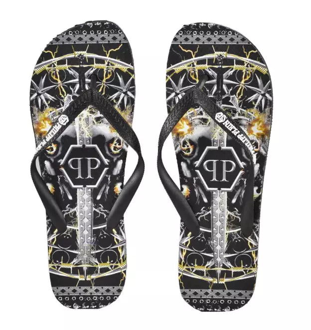 Philipp Plein Multicolor Polyester Women Women's Sandal