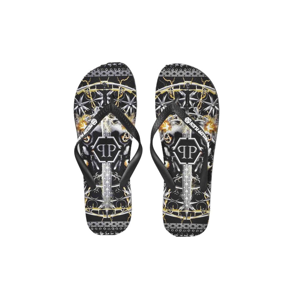 Philipp Plein Multicolor Polyester Women Women's Sandal