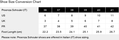 Proenza Schouler Mary Jane Leather Flat