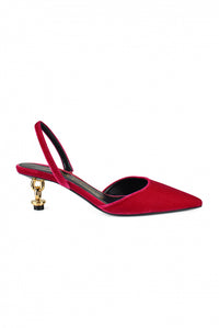 Tom Ford Tom Ford Women Velvet Chain Heel Slingback