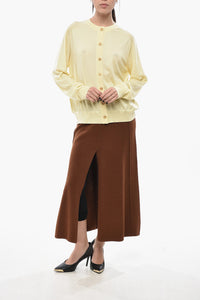 Bottega Veneta Pure Cashmere Crewneck Cardigan
