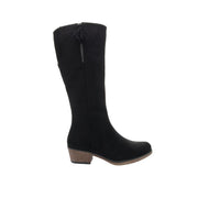 Rider Womens Suede Tall Mid-Calf Boots