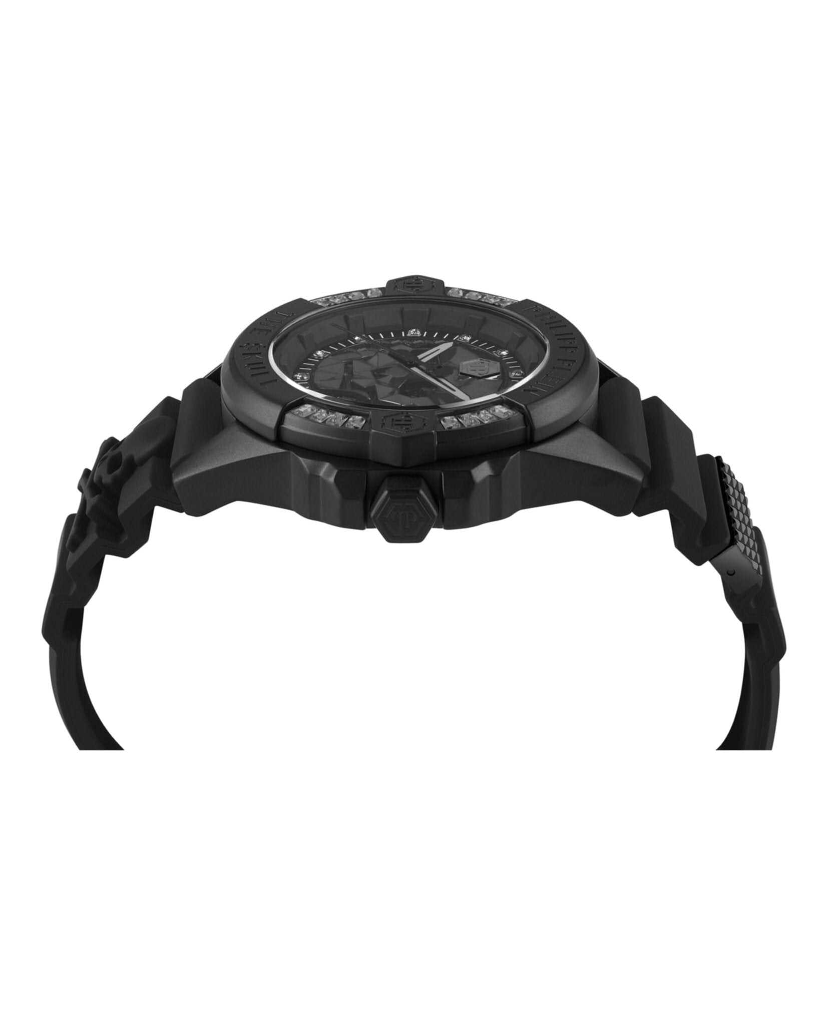 Philipp Plein Mens The $kull 46mm Strap Fashion Watch