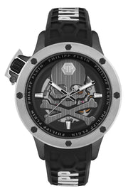Philipp Plein Mens  Stainless Steel 46mm Strap Fashion Watch