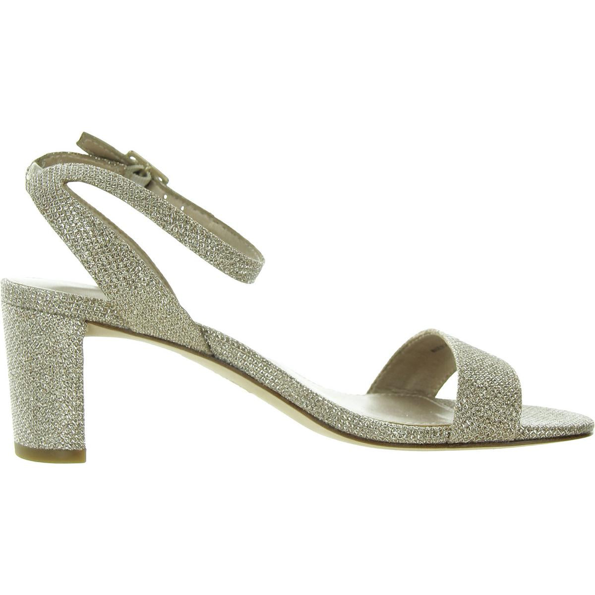 Moira 2 Womens Glitter Manmade Ankle Strap