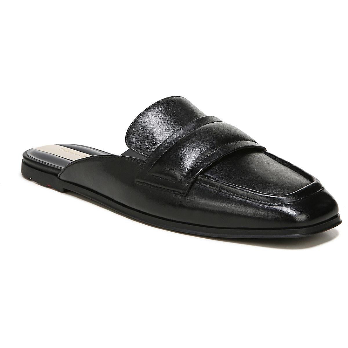 Duval Womens Padded Insole Faux Leather Mules