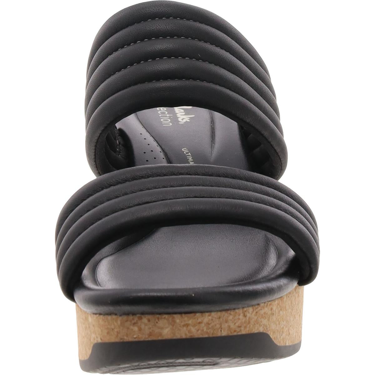 Chelseah Path Womens Comfort Insole Leather Wedge Sandals