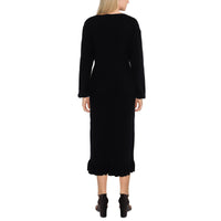 Womens Space Dye Midi Sweaterdress