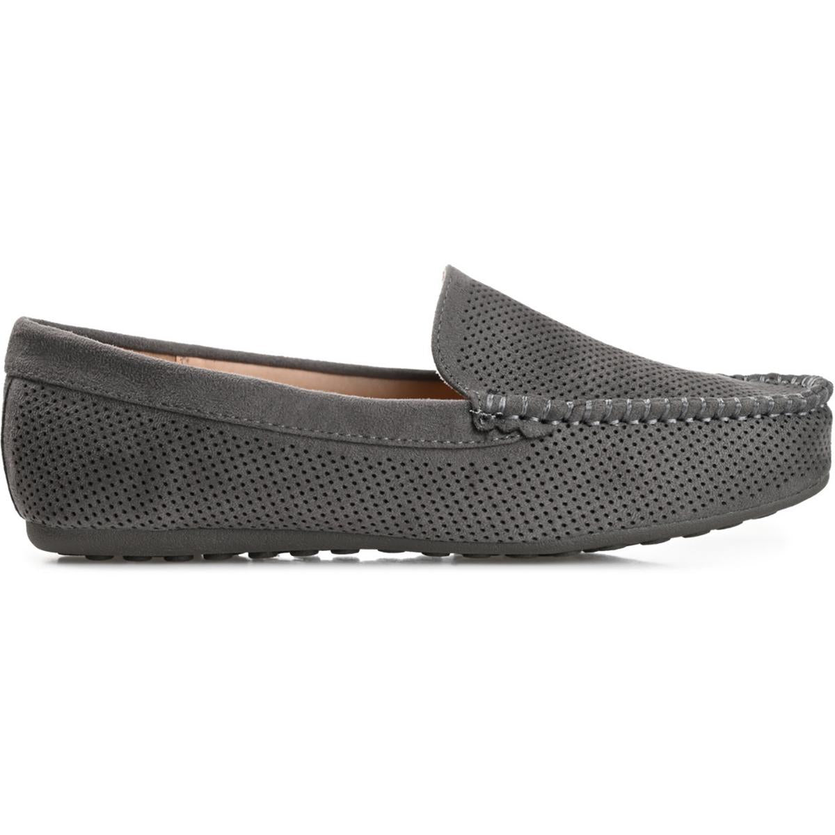 Halsey Womens Faux Suede Lifestyle Loafers