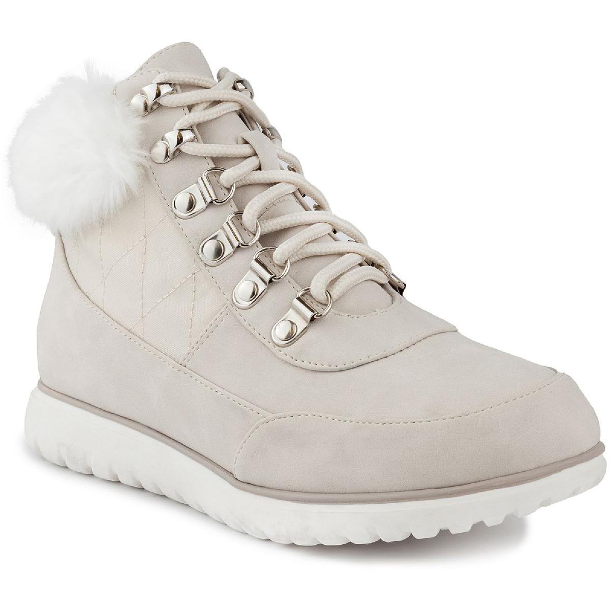 Wanona Womens Faux Suede Bootie Ankle Boots