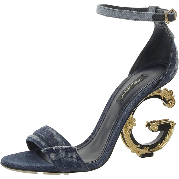 Keira Womens Ankle Strap Heels