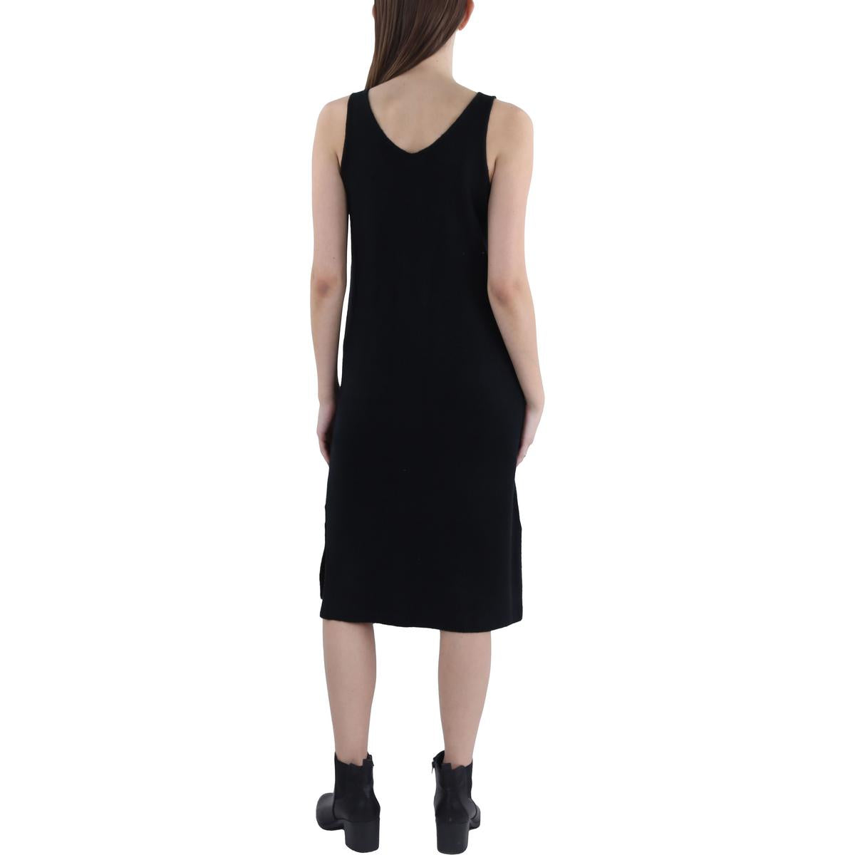 Womens Sleevless Knee-Length Sweaterdress