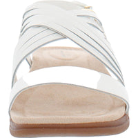 Marlis Womens Leather Padded Sole Slingback Sandals