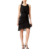Womens Chiffon Sleeveless Cocktail And Party Dress