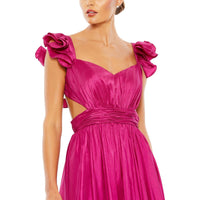 Womens Satin Maxi Evening Dress5