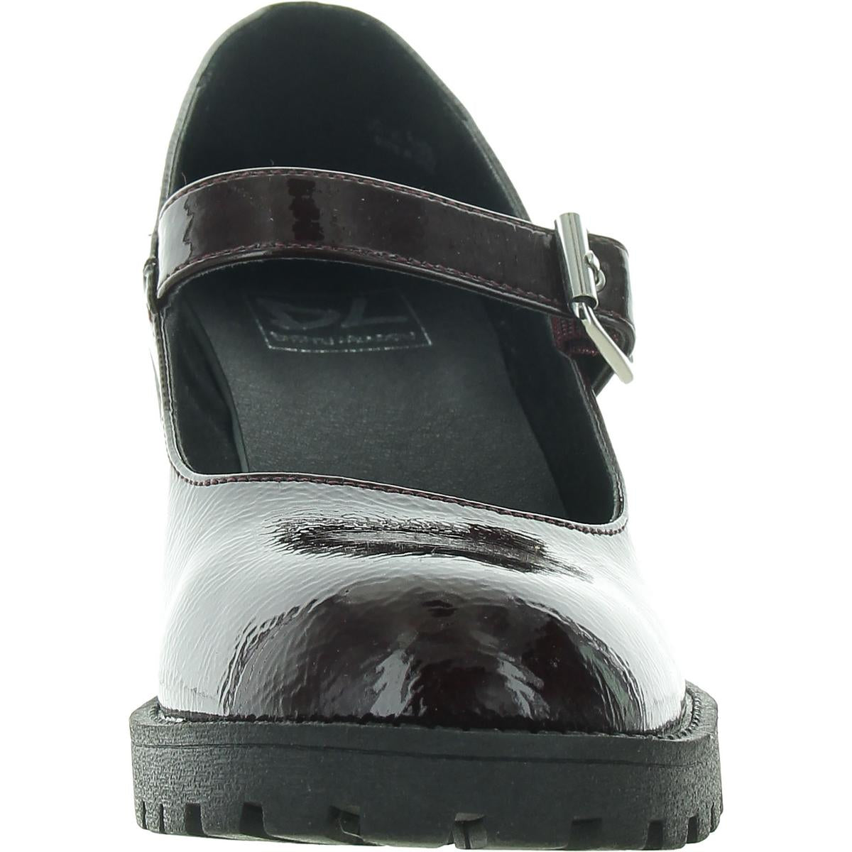 Womens Buckle Patent Mary Janes