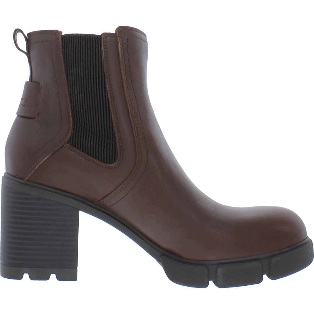 Mindy Womens Waterproof Leather Chelsea Boots