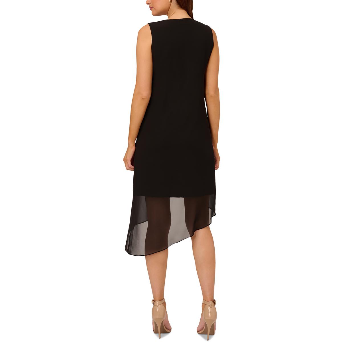 Womens Asymmetric Chiffon Cocktail And Party Dress