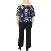 Womens Metallic Polyester Blouse