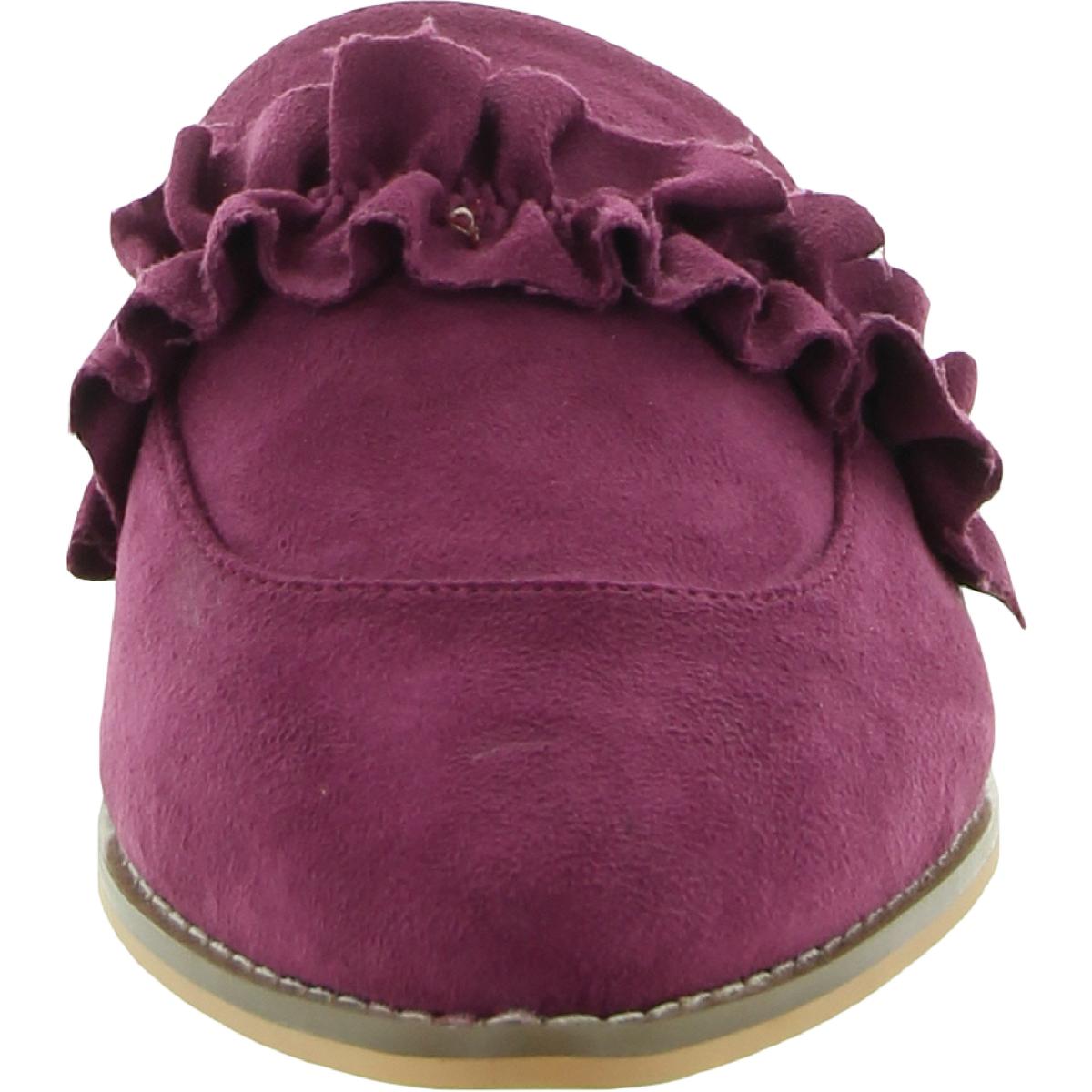 KESSIE Womens Embellished Man Made Loafer Mule