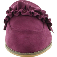 KESSIE Womens Embellished Man Made Loafer Mule