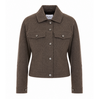 Max Mara Women Rapace Felted Wool Trucker Jacket