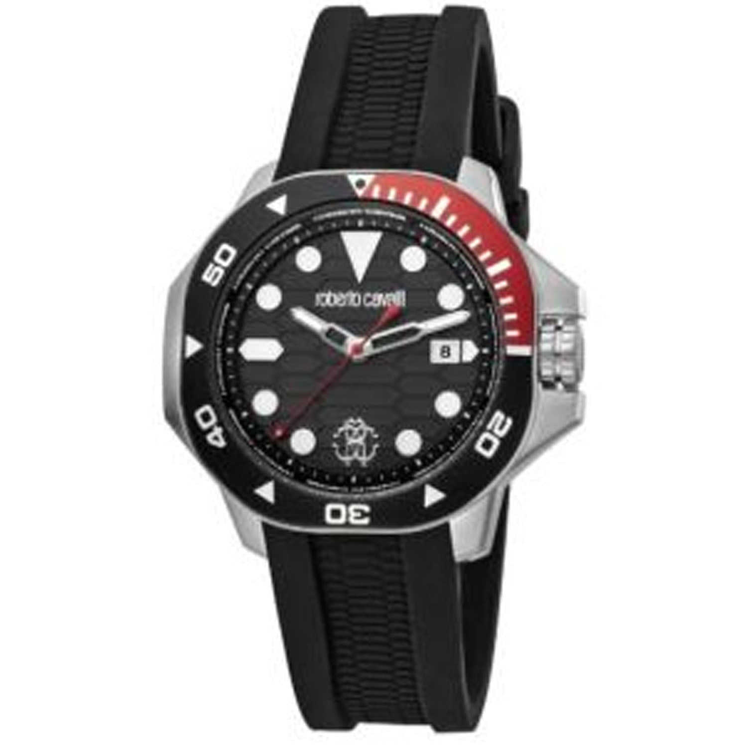 Roberto Cavalli Men's Classic Black Dial Watch - RC5G044P0065 Black
