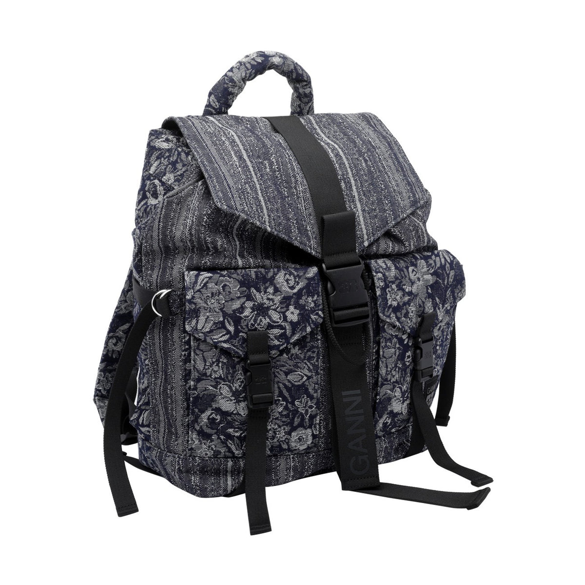 Ganni Ganni Women Re-Tech Patchwork Backpack