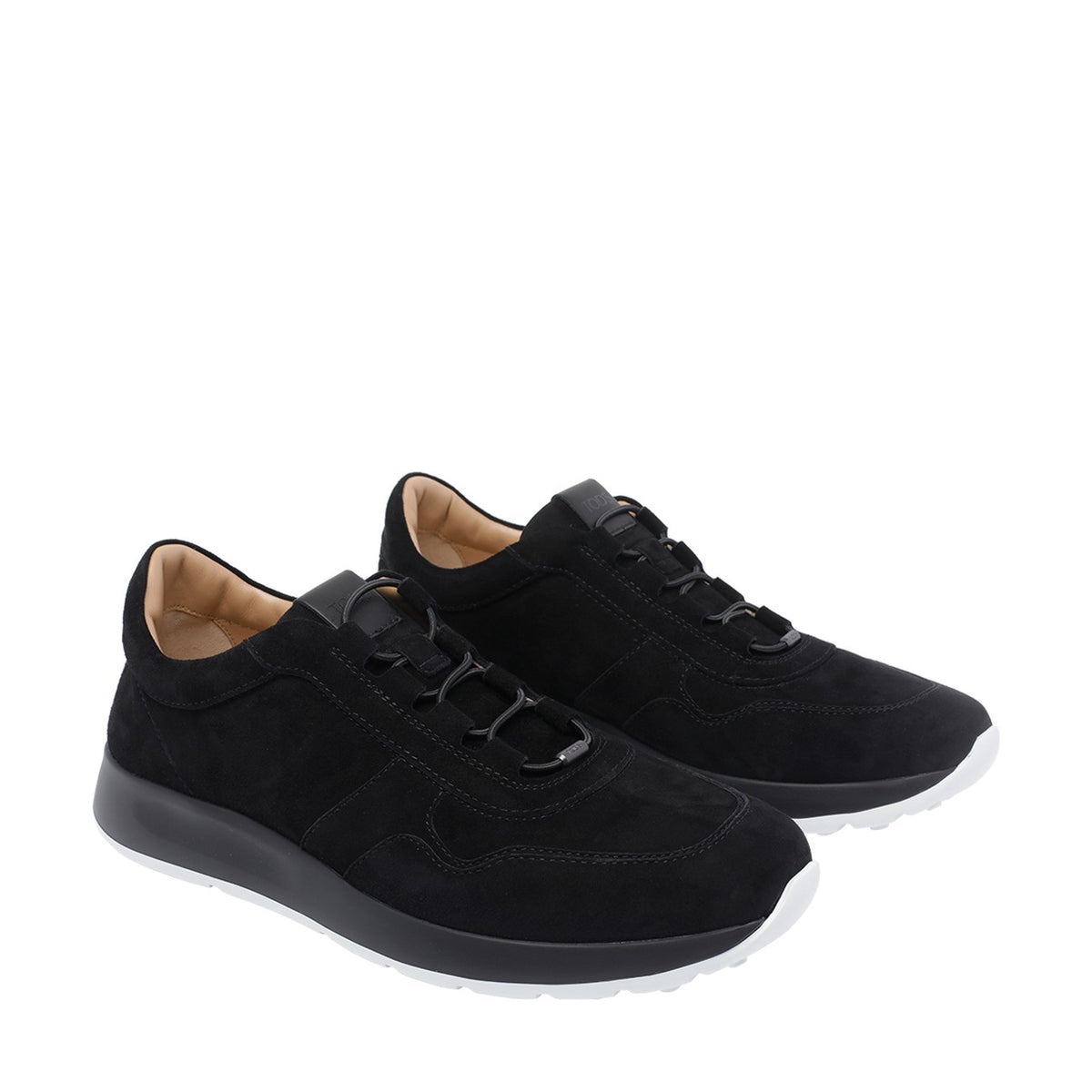 Tod's Tod's Men Red Dot Sneakers  In Pashmy Suede